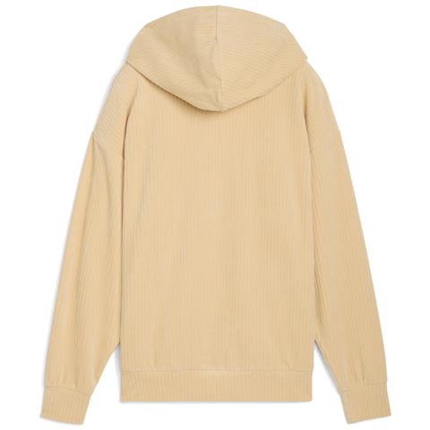 Ess Elevated Comfort Velour Rib Hoodie 68810783, Donne, Beige, Xxxl - Foto 2