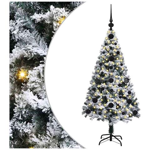 Albero di Natale artificiale con 150 LED Bianco 120 cm - Foto 1