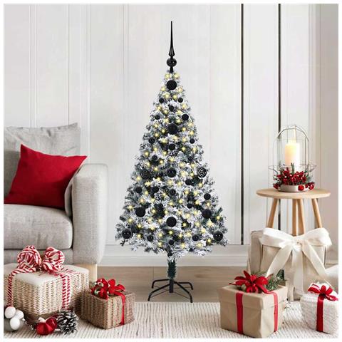 Albero di Natale artificiale con 150 LED Bianco 120 cm - Foto 2