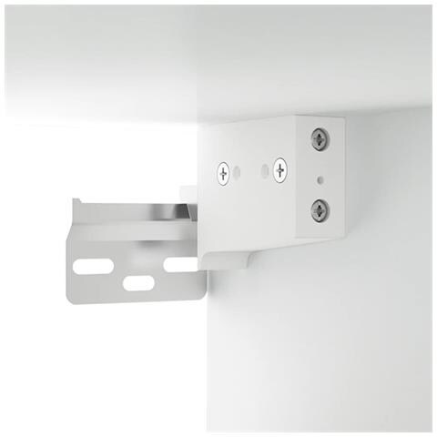 Set Mobili Porta TV 8pz Bianco in Legno Multistrato - Foto 9