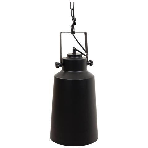 Plafoniera In Metallo Nero 19,5x19,5x34/123h - Foto 3