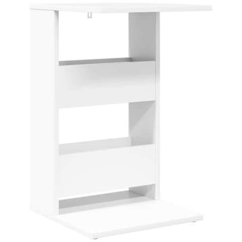 Tavolo laterale Bianco 40 x 35 x 60,5 cm Legno multistrato - Foto 1