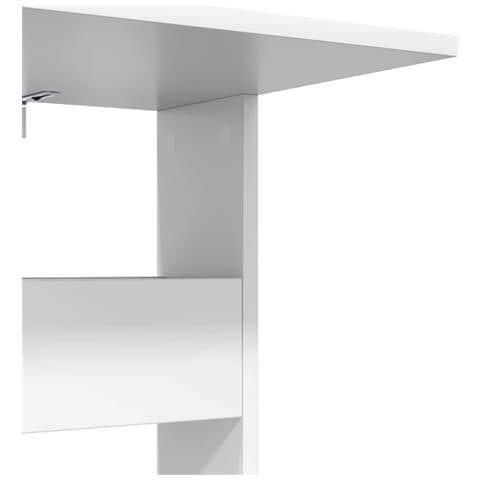 Tavolo laterale Bianco 40 x 35 x 60,5 cm Legno multistrato - Foto 9