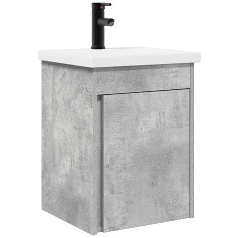 Mobile bagno con rubinetto Grigio Cemento 42 x 40 x 74,5 cm - Foto 1