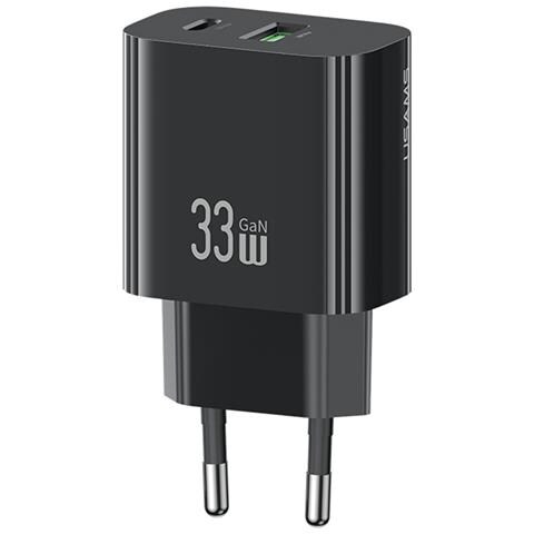 Caricatore da Parete per Apple iPhone 8-16 Series Dual Ports - Nero, 33W - Foto 1