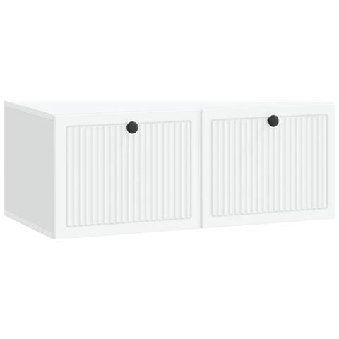Mobile Porta TV da Muro Bianco 78,5 x 41 x 30 cm - Foto 1