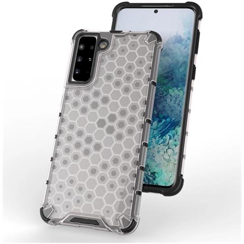 Coperchio A Nido D'ape Con Cornice In Gel Per Samsung Galaxy S22+ (s22 Plus), Trasparente - Foto 1