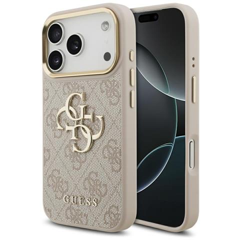 Custodia Per Iphone 17 Pro In Tessuto Color Oro Guess - Foto 1