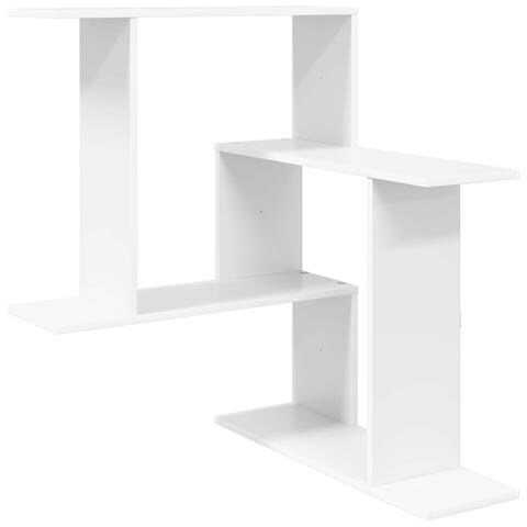 Scaffale da parete Bianco 67 x 67 x 87 cm Legno ingegnerizzato - Foto 1