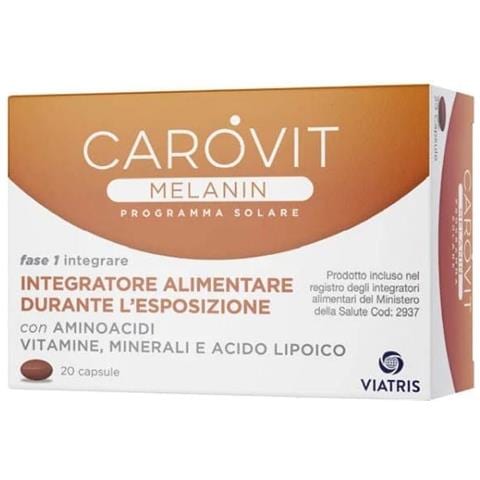 Carovit Melanin Programma Solare 20 Capsule - Foto 1