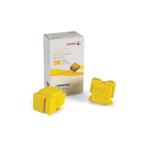 Cartuccia Ink Originale Gialla ColorQube 8570 Capacità 4400 Pagine Confezione 2 pezzi - Foto 2