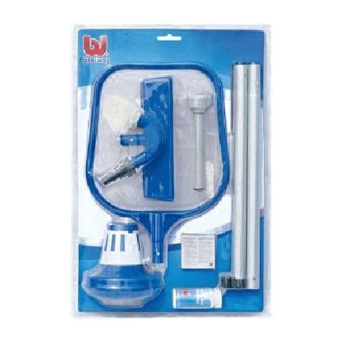 Set accessori per piscine per l'igiene e la pulizia con retino e termometro - Foto 2