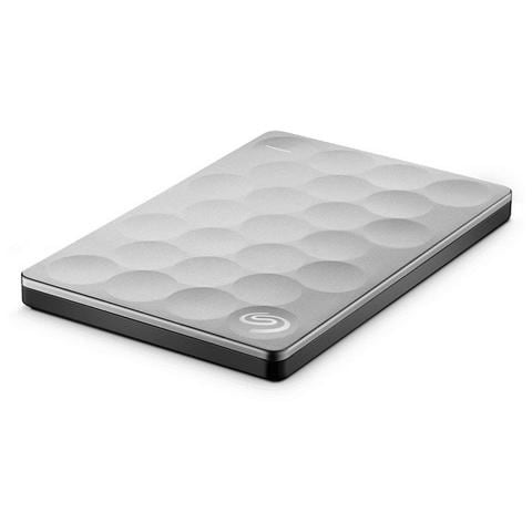 Hard Disk Esterno Backup Plus Ultra Slim 1 TB Interfaccia USB 3.0 Color Platino - Foto 1