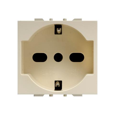 2050 Presa Schuko+terra C. trivalente - Foto 1