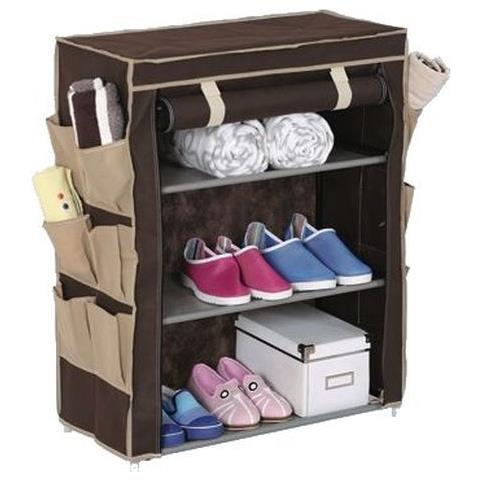 Armadio Guardaroba Scarpiera In Telo 60x30xh80cm - Foto 1