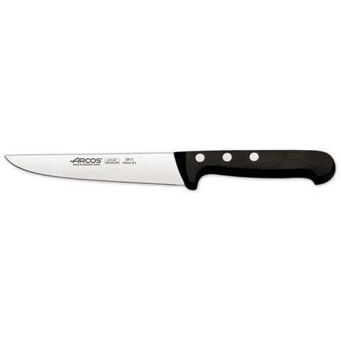 Serie Universal - Coltello Cucina - Lama Acciaio Inossidabile Nitrum 150 Mm - Manico Polioxymetilene (pom) Colore Nero - Foto 1