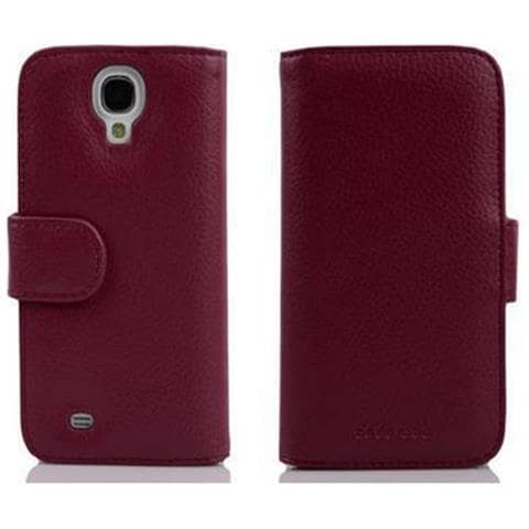 Custodia Libro Per Samsung Galaxy Mega 6.3 In Porpora - Con Vani Di Carte E Funzione Stand Di Similpelle Strutturata - Portafoglio Cover Case Wallet Book Etui Protezione - Foto 2