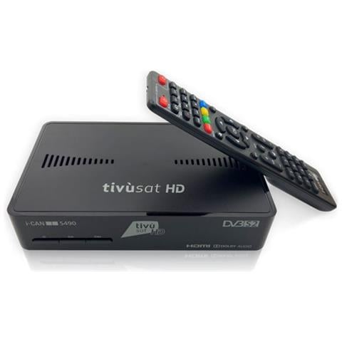 Ricevitore Satellitare i-CAN S490 Tivùsat Classic HD Colore Nero - Foto 5
