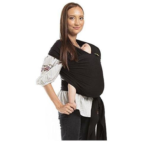 Wrap Marsupio Nero - Original Elastico Infant Sling Perfetto Per Il Neonato Neonati E Bambini Fino A 35 Libbre - Foto 1