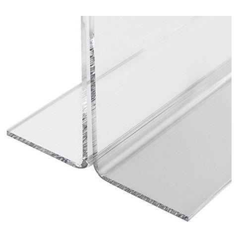 46925 Acrilico Supporto Del Menu Verticale Din A4 Formato Paesaggio Trasparente - Foto 2
