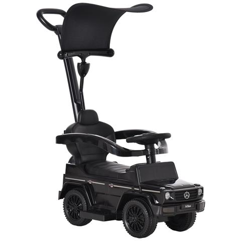 Macchina A Spinta Per Bambini, Macchina Giocattolo Cavalcabile, Passeggino Con Tettuccio Mercedes-benz G350 Nero - Foto 1