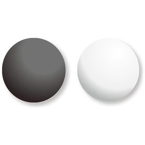 2 Idropitture Effetto Vetro Colorato - 25 Ml - Nero E Bianco - Foto 1