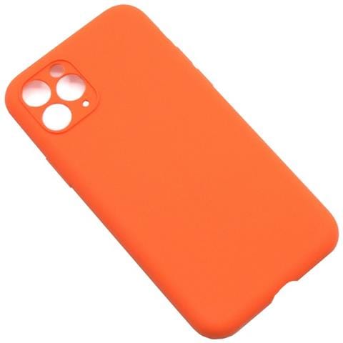 Custodia Tpu Silicone Lite Cover Soft-case Per Apple Iphone 11 Pro Orange - Foto 1
