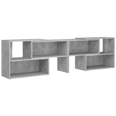 Mobile Porta TV Grigio Cemento 149x30x52cm in Legno Multistrato - Foto 1