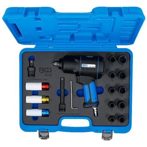 Set Di Chiavi A Percussione E Bussole Bgs Technic - 1200 Nm - 12,5 Mm - 16 Pezzi - 5295 - Foto 2