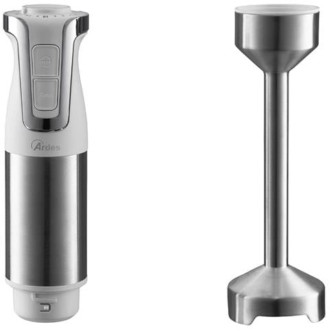 Frullatore ad Immersione ARMIX02 Potenza 1000 Watt Colore Bianco, Acciaio inossidabile - Foto 2