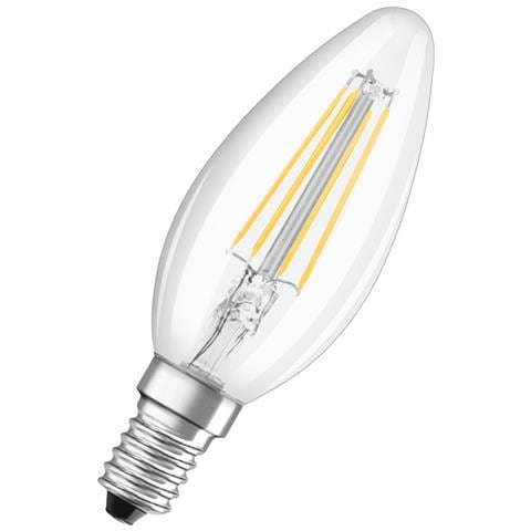 Pack 2 Lampadina Led Bellalux B E14 Trasparente 4w 470lm 2700k Ip20 300° [lv-4058075164895] - Foto 1