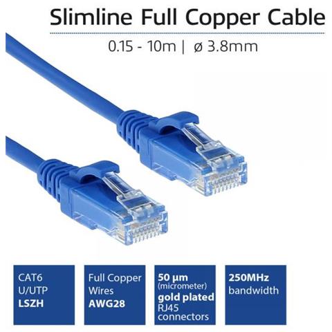 Dc9610 Cavo Di Rete Blu 10 M Cat6 U /utp (utp) - Foto 3