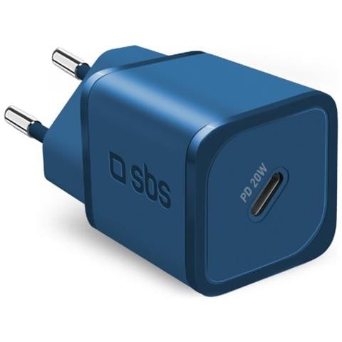 TETRGAN1C20B Caricabatterie per dispositivi mobili Cuffie, Altoparlante portatile, Smartphone, Orologio intelligente, Tablet Blu AC Ricarica rapida Interno - Foto 1