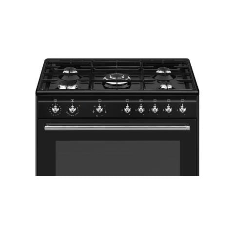 Cucina Elettrica CX91GMBL 5 Zone a Gas Forno Elettrico Multifunzione Ventilato Classe A Dimensioni 90 x 60 cm Colore Nero Serie Estetica Classica - Foto 4