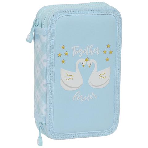 Astuccio Doppio Glow Lab Cisnes Azzurro 12.5 X 19.5 X 4 Cm (28 Pezzi) - Foto 1