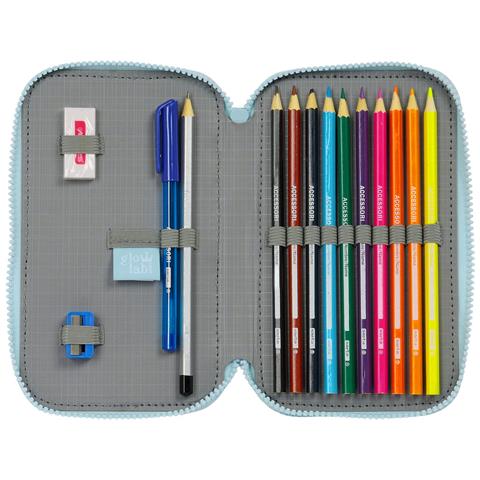 Astuccio Doppio Glow Lab Cisnes Azzurro 12.5 X 19.5 X 4 Cm (28 Pezzi) - Foto 2