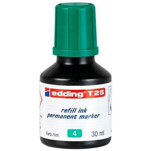 Ricarica Inchiostro T25 Marcatore Permanente Verde 30 Ml (10 Unità) - Foto 2