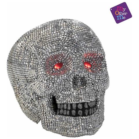 Decorazione Per Halloween My Other Me Argentata Teschio - Foto 1