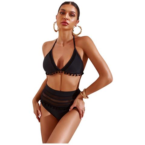 Costume Da Bagno Per Donna Pethuel Bikini A Tre Punti Yy-0512-119 Nero - Foto 1