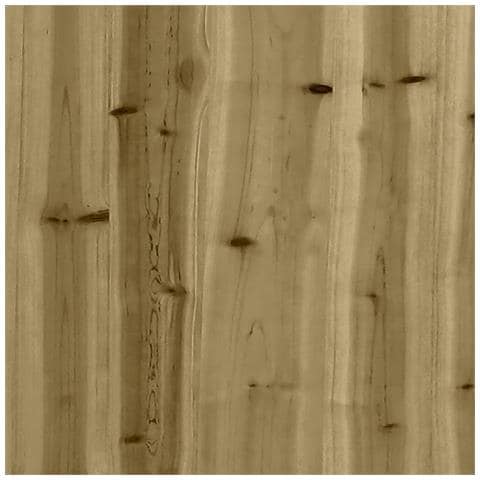 Fioriera Da Giardino 40x40x49,5 Cm In Legno Di Pino Impregnato - Foto 2