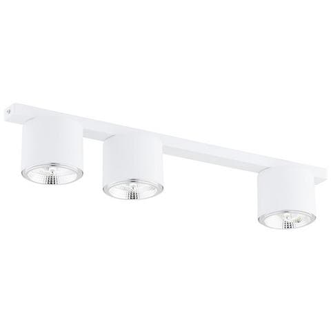 Lampada A Sospensione Hermes - Nero, Bianco - Acciaio Verniciato A Polvere, Vetro - 70x60x16 Cm - Foto 1