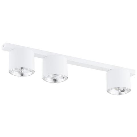 Lampada A Sospensione Hermes - Nero, Bianco - Acciaio Verniciato A Polvere, Vetro - 70x60x16 Cm - Foto 2