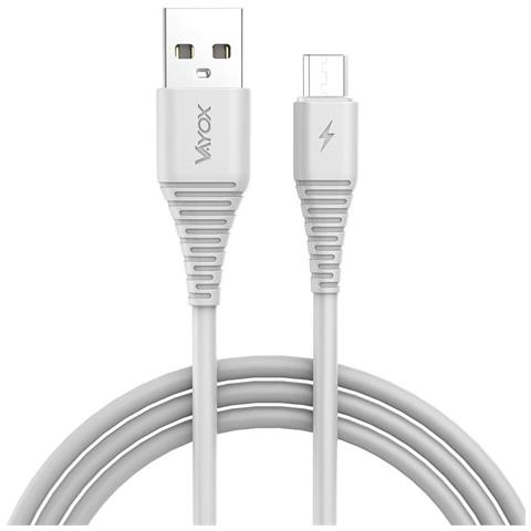 Cavo Usb - Micro Usb 2m Bianco Va0290 - Foto 1