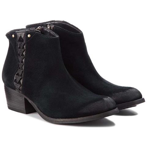 Donna Maypearl Fawn Stivali Con Zip In Pelle Nera 36 - Foto 3