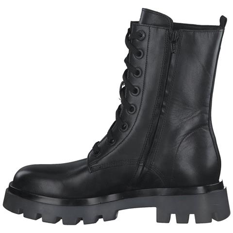Black Casual Closed Booties Stivaletti Pelle Scarpe Donna Nero Eu 38, 5-25219-29 001 - Foto 3