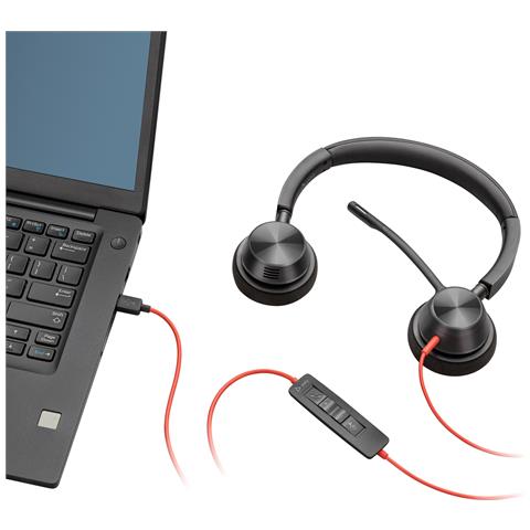Cuffie Blackwire 3320 con connettore USB-C - Foto 5