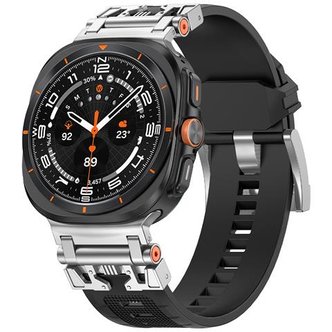Cinturino Con Fibbia Per Samsung Watch 7 Ultra Black - Foto 2