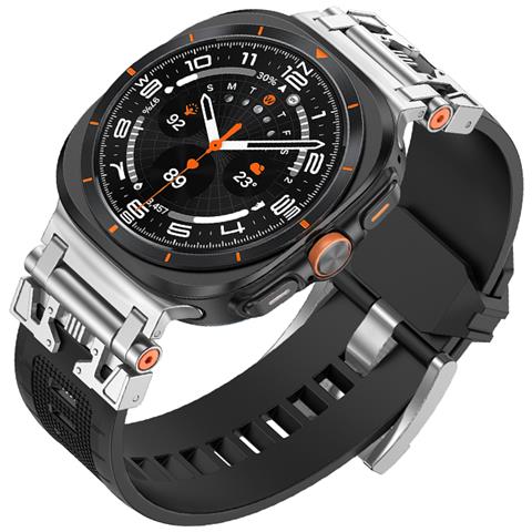 Cinturino Con Fibbia Per Samsung Watch 7 Ultra Black - Foto 3