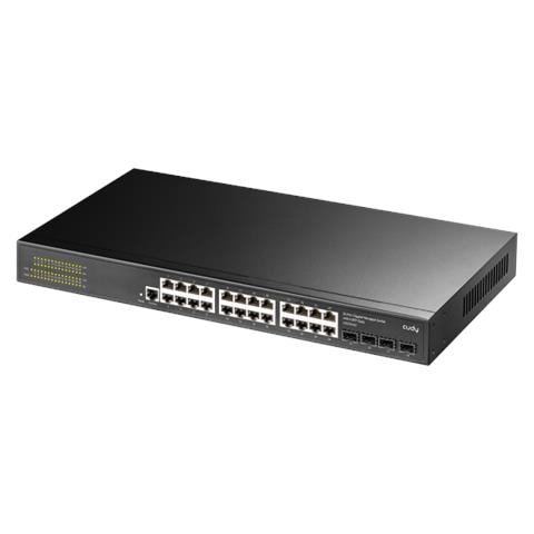 Cudy Gs2024s2 Switch Di Rete Gestito L2/l3 Gigabit Ethernet (10/100/1000) 1u Nero - Foto 2