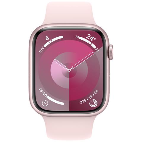 Watch Series 9 45 mm Digitale 396 x 484 Pixel Touch screen 4G Rosa Wi-Fi GPS (satellitare) - Foto 2